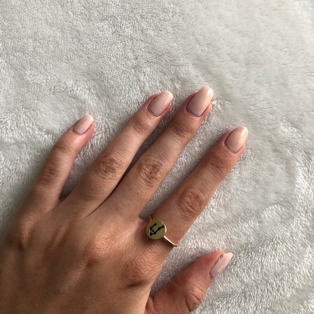 Gold Libra Zodiac Ring (new)